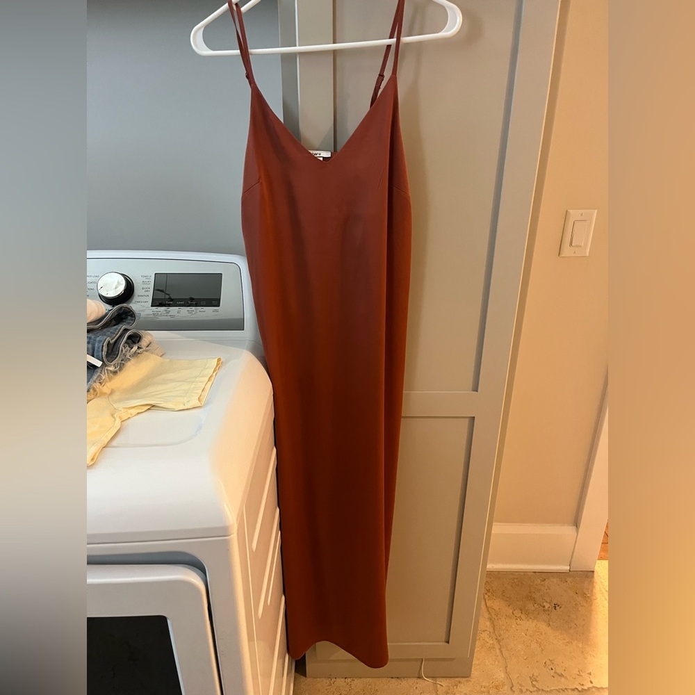 Bar III Terracotta Slip Dress